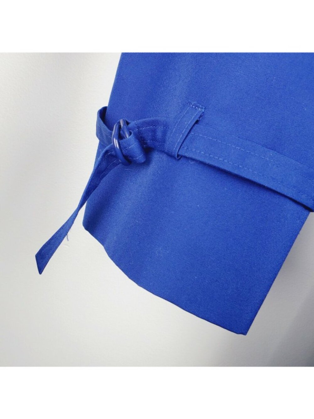Vintage 1990's Misty Harbor Model Beth Cobalt Blue Rmvbl Liner Coat 6 Petite NWT - Picture 5 of 11